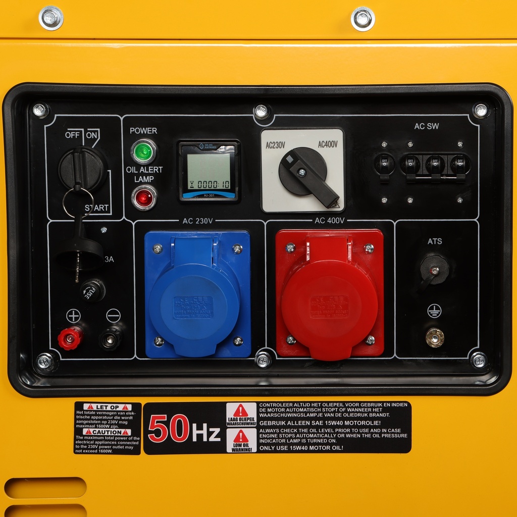 Diesel generator set silent type 230V-400V 10kVA